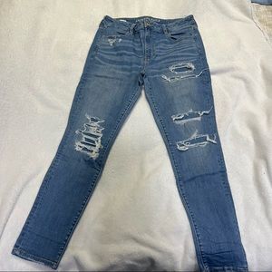 American eagle light wash jeans